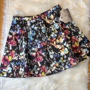 NWT Lily Rose floral skater circle skirt L junior